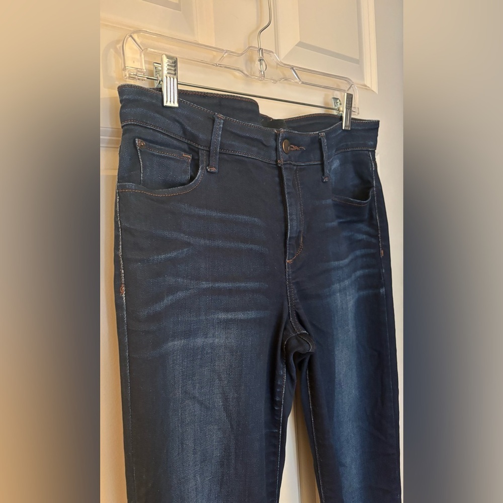 Joe’s THE ICON Stretch Mid Rise Skinny Ankle, Dark Wash, Size 30 - Picture 6 of 13